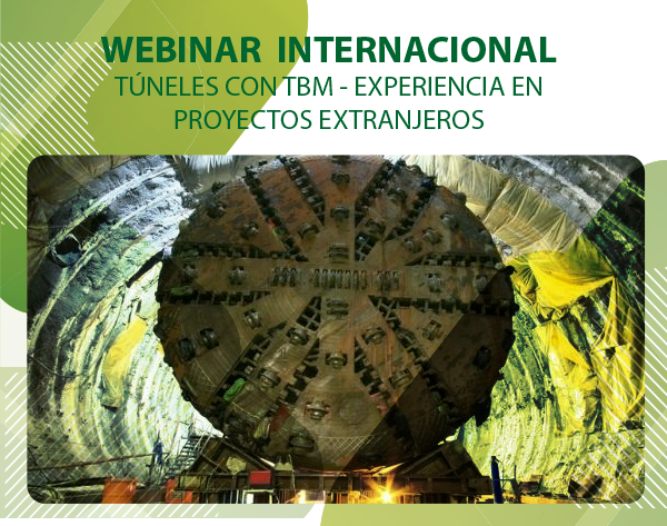 Webinar Internacional: Túneles con TBM – Experiencias en proyectos extranjeros