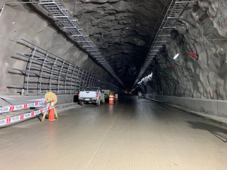 Un 85% de avance llevan las obras de construcción del segundo túnel El Melón
