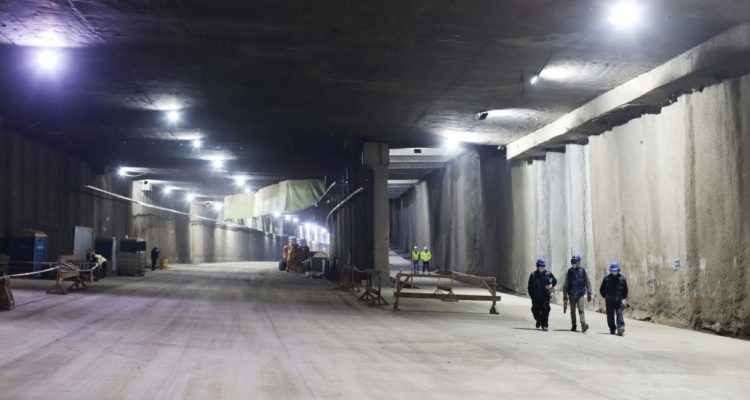 Obras de autopista Américo Vespucio Oriente I alcanza un 80% de avance en la RM: operará en 2022