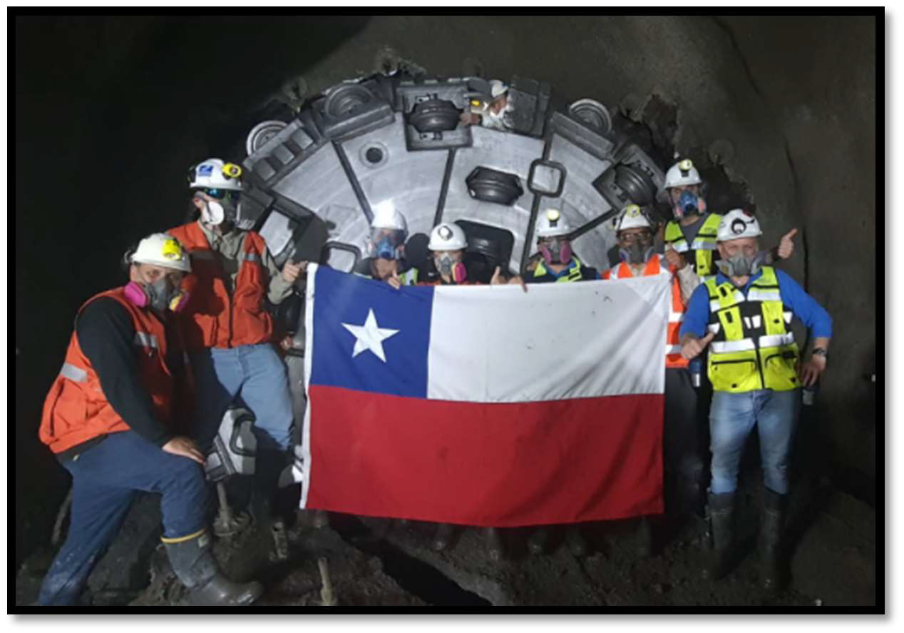 CTES Chile extiende sus felicitaciones al Team de Project Execution Los Cóndores tras finalizar y dar término a la excavación con la TBM XRE Crossover del Túnel de Aducción del Proyecto Hidroeléctrico Los Cóndores.