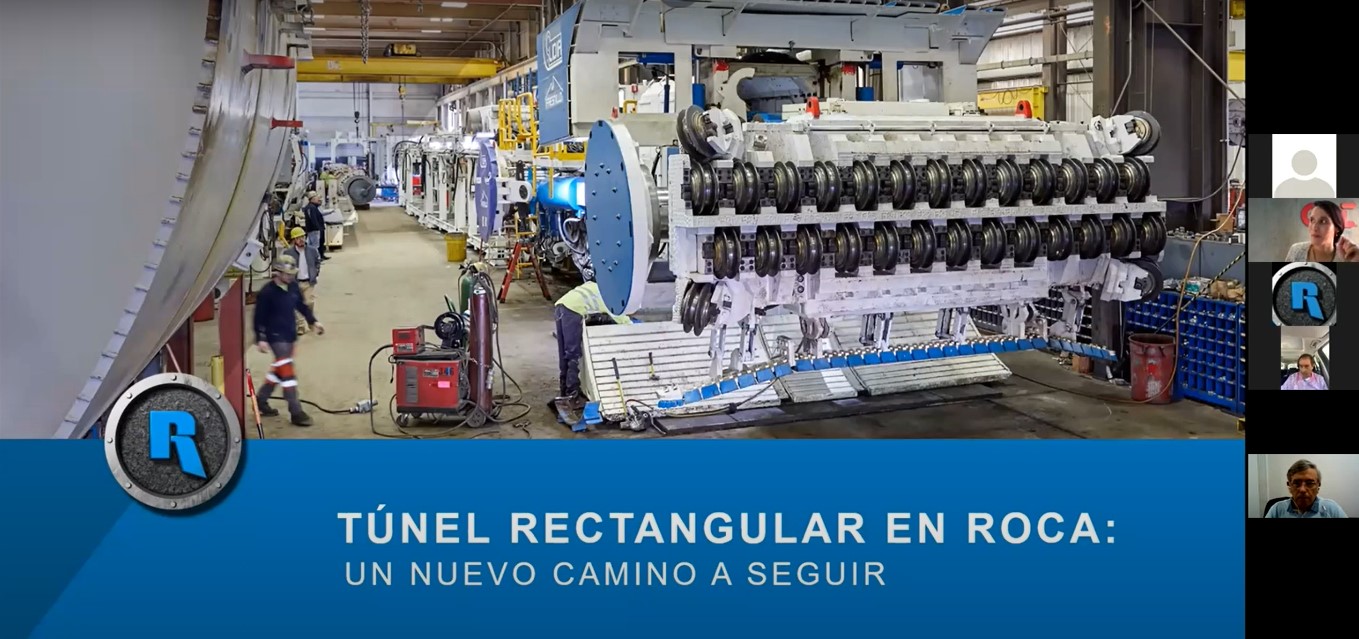 CTES Chile realiza exitoso webinar sobre máquina tuneladora de sección rectangular