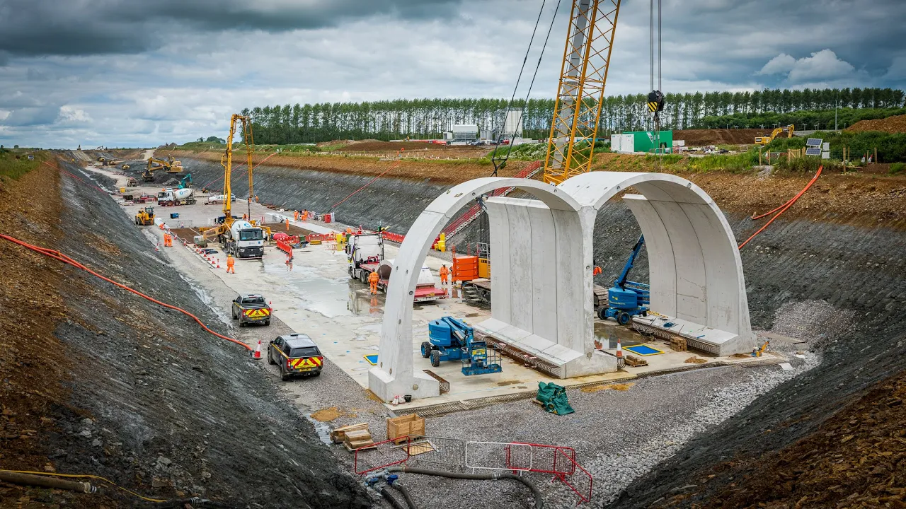 HS2 comienza a trabajar en el primer túnel verde innovador