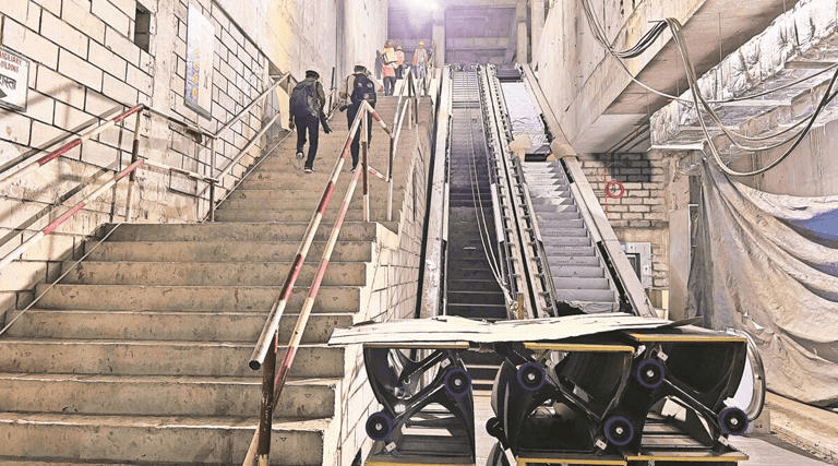 Primera estación subterránea del Metro de Pune estará lista el próximo mes