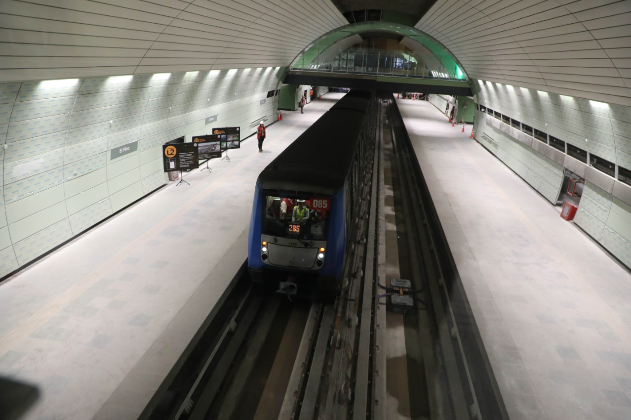 Metro de Santiago inaugura extensión de Línea 2 hasta San Bernardo